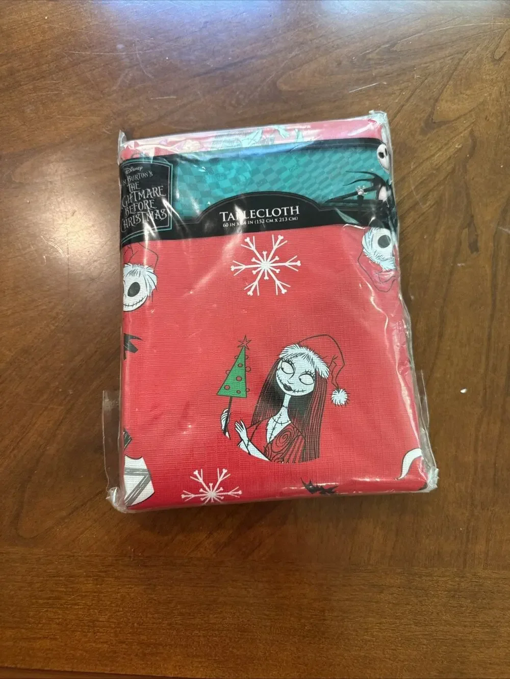 Disney The Nightmare Before Christmas Vinyl Tablecloth 60 x 84 Rectangle Xmas